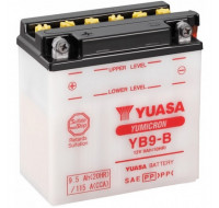 Аккумулятор на мотоцикл Yuasa Yumicron [YB9-B] 6СТ-9,5 Ач R EN115 А 137x77x141мм